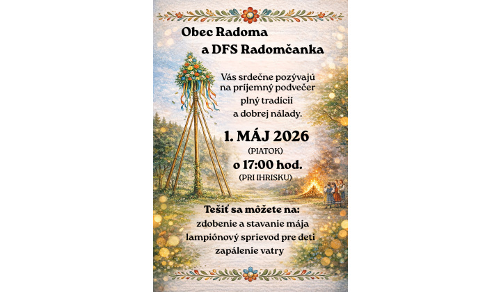  Tradičné stavanie mája