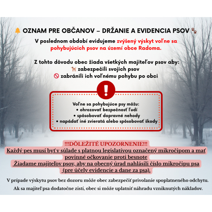 DRŽANIE A EVIDENCIA PSOV