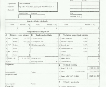 Aktuality / ŽIADOSTI O FINANČNÉ PROSTRIEDKY/KRYCÍ LIST ROZPOČTU