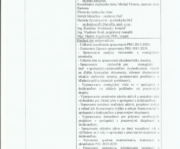 Aktuality / ZÁMER SPRACOVANIA PROGRAMU ROZVOJA OBCE 2015 - 2029
