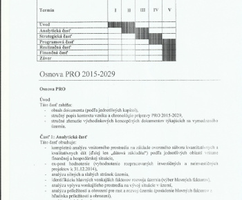Aktuality / ZÁMER SPRACOVANIA PROGRAMU ROZVOJA OBCE 2015 - 2029