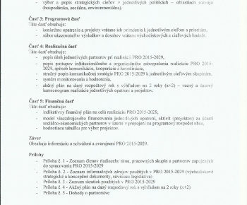 Aktuality / ZÁMER SPRACOVANIA PROGRAMU ROZVOJA OBCE 2015 - 2029