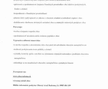 Aktuality / HLAVNÝ KONTROLÓR OBCE RADOMA (8.6.2015)
