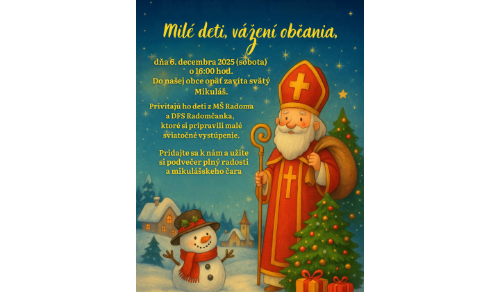 Mikuláš v našej obci