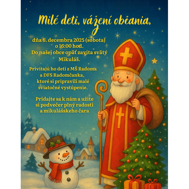 Mikuláš v našej obci